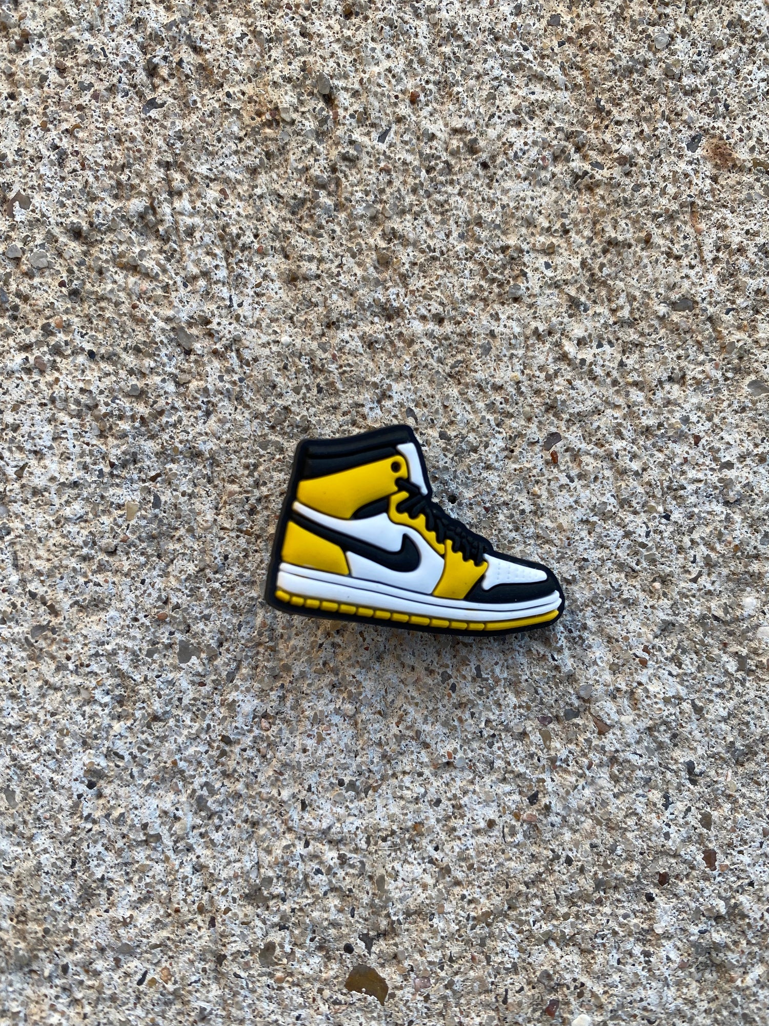 Yellow Nike Ones Crocs Charm Jibbitz Gift