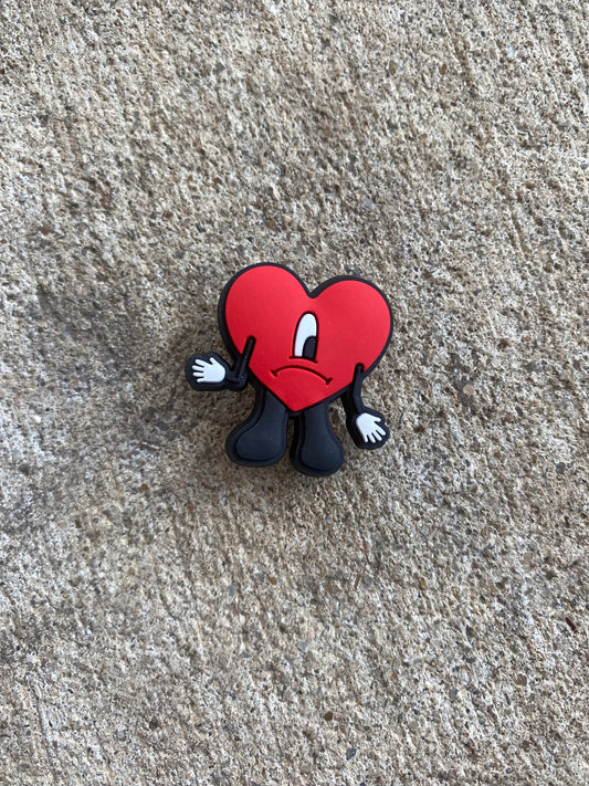 Sad Heart Croc Crocs charm charms Gift 