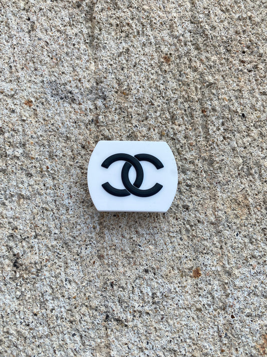 White Chanel Crocs Charm Gift 