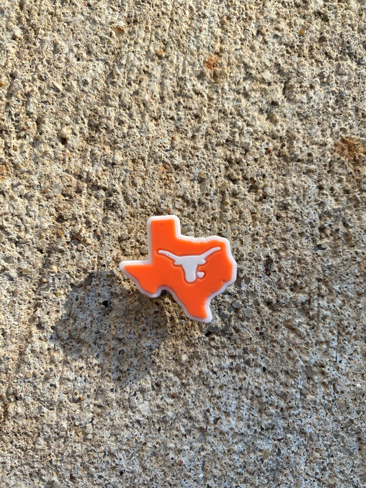 Hook Em Texas Longhorn Crocs Shoe Charm Jibbitz Gift