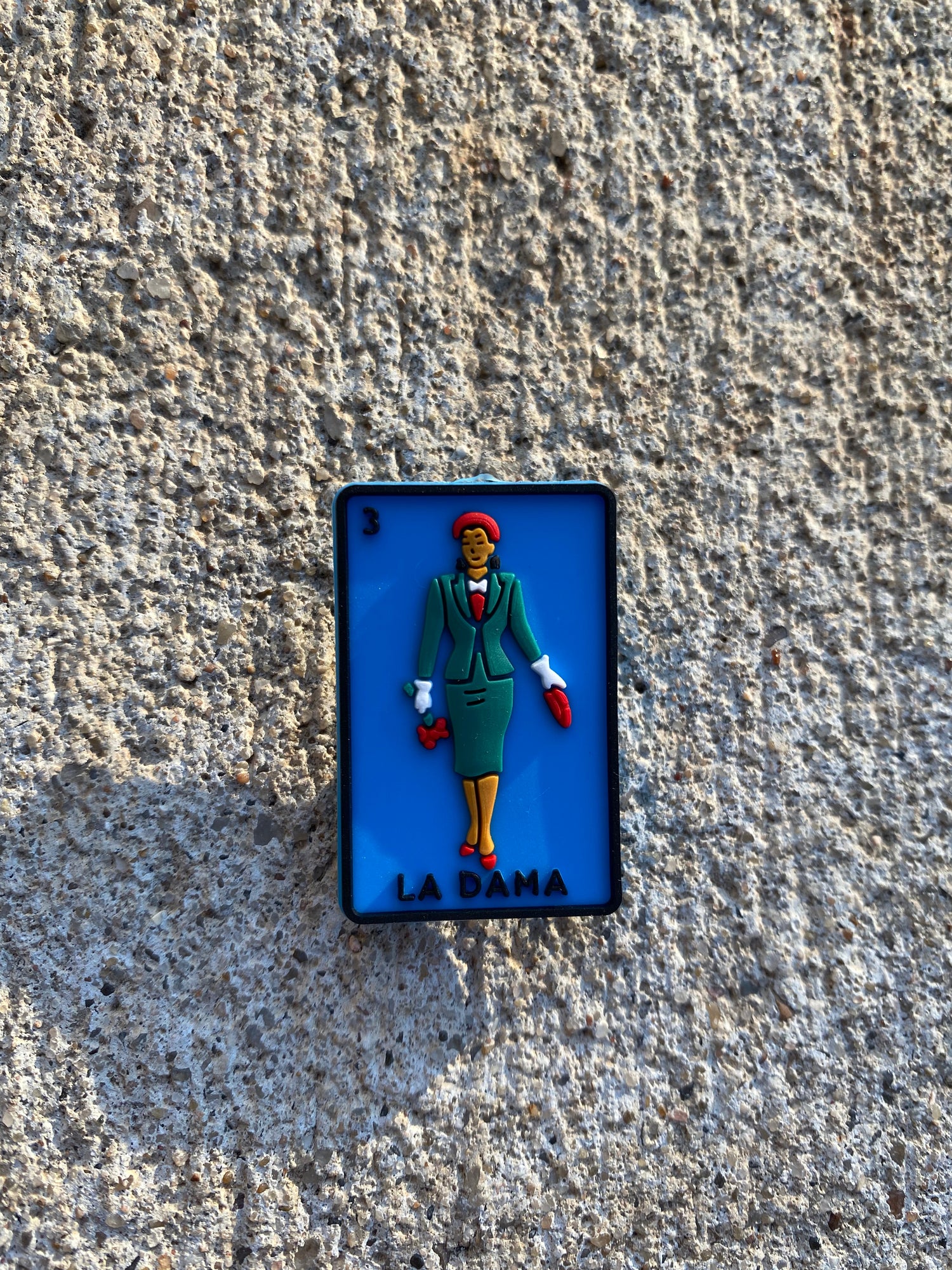 Dama Mexican bingo Loteria Croc Charm Jibbitz Gift 