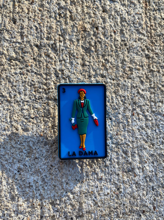 Dama Mexican bingo Loteria Croc Charm Jibbitz Gift 