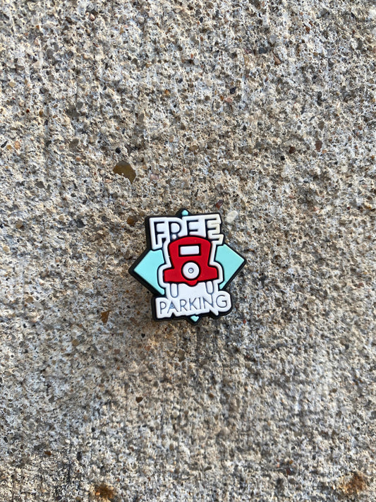 Free Parking Monopoly Croc Charm Jibbitz Gift