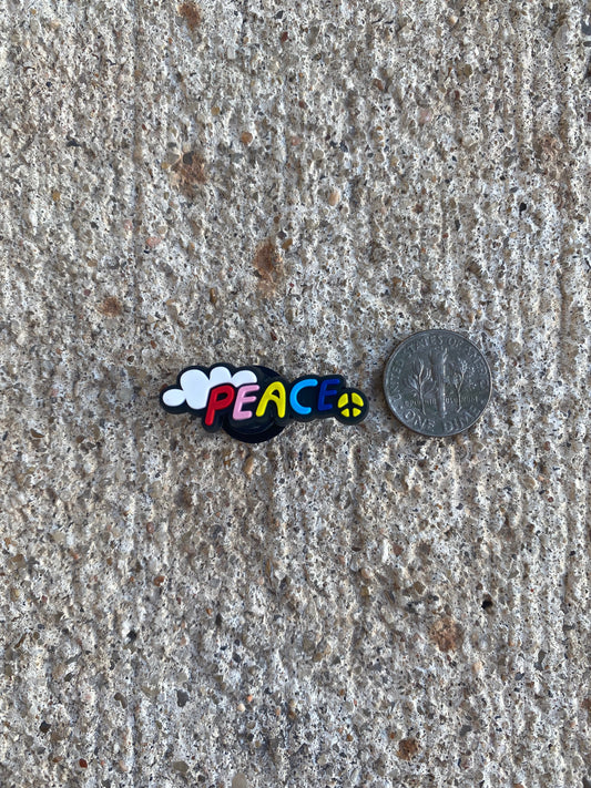 Peace Sign Crocs Shoe Charm Jibbitz Gift Birthday party Favor