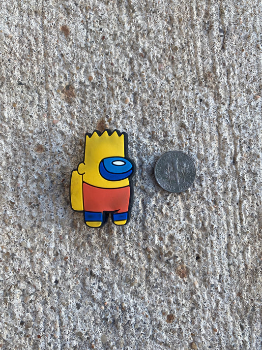 Bart Simpson Among Us Crocs Charm Gift 