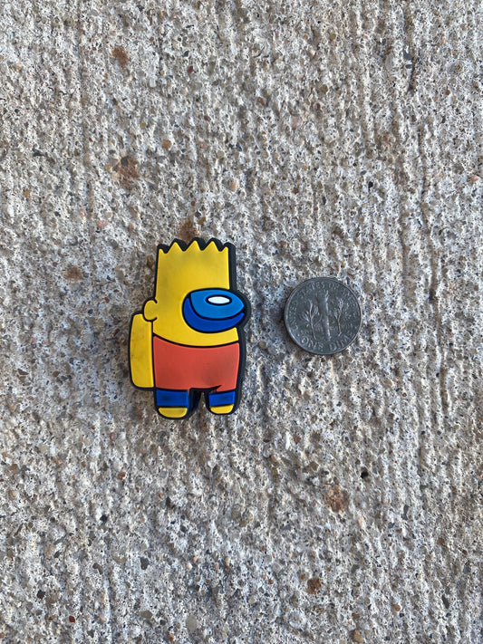 Bart Simpson Among Us Crocs Charm Gift