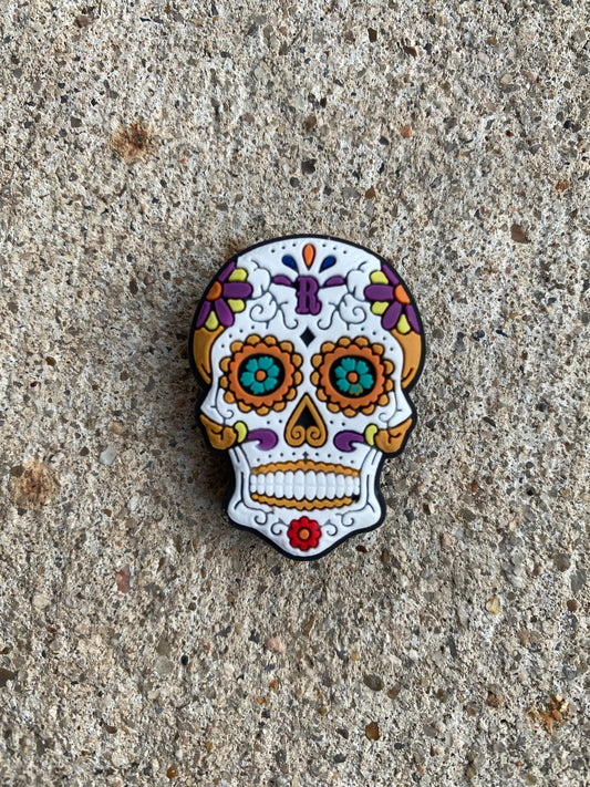 Sugar Skull Day Of the Dead Croc Charm Jibbitz 