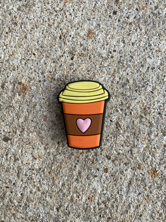 Coffee Cup Croc Charm Jibbitz