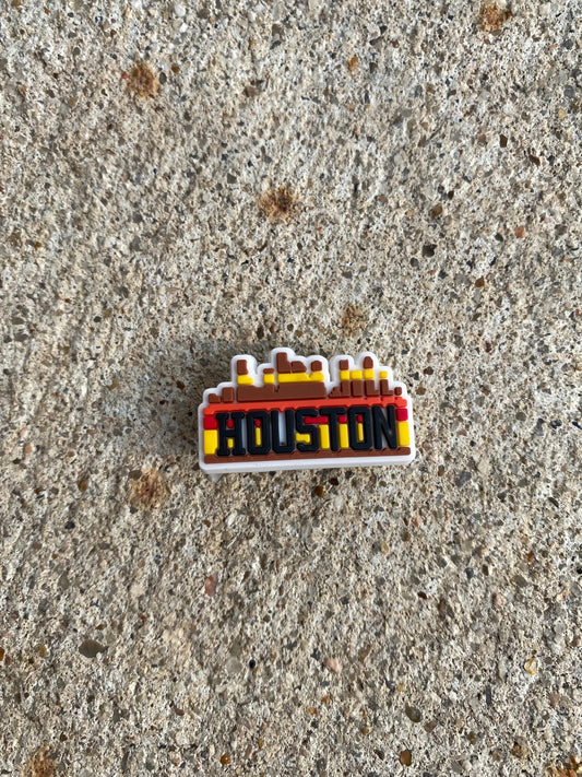 Houston City Croc Charm Jibbitz